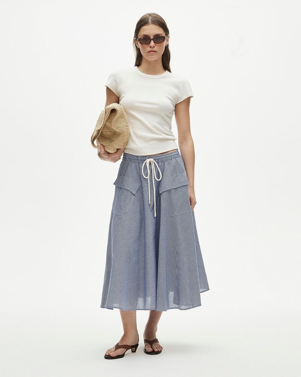 J.Crew Perfect rib dolman-sleeve T-shirt Ivory S